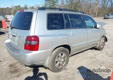 2005 Toyota Highlander V6 z USA, uszkodzony, nr VIN JTEDP21AX50067868